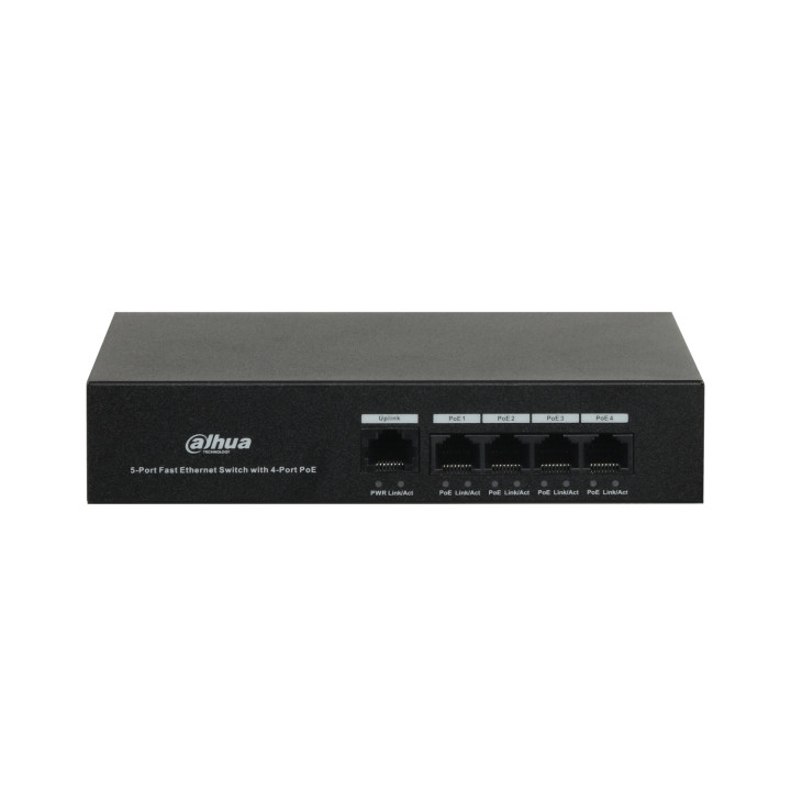 Dahua Technology PoE DH-PFS3005-4ET-36 switch No administrado L2 Fast Ethernet (10/100) Energía sobre Ethernet (PoE)...