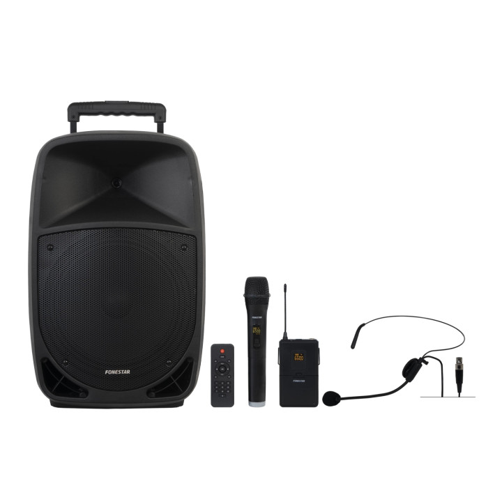 Fonestar MALIBU-312 altavoz Negro Inalámbrico y alámbrico 250 W