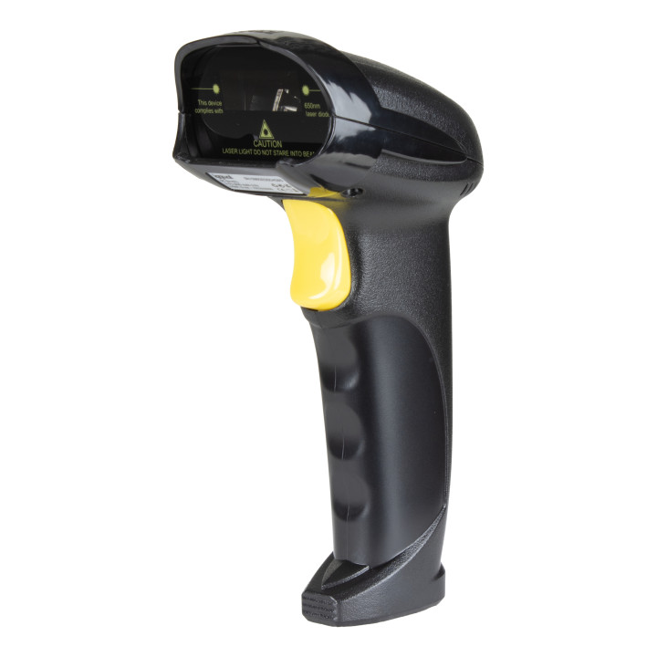 iggual L1DBT-G-AX Lector de códigos de barras portátil 1D Laser Negro