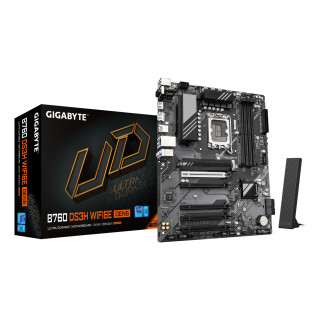 GIGABYTE B760 DS3H WIFI6E GEN5 Placa Base – Compatible con procesadores Intel Core 14ª generación, VRM digital de 8+2+1