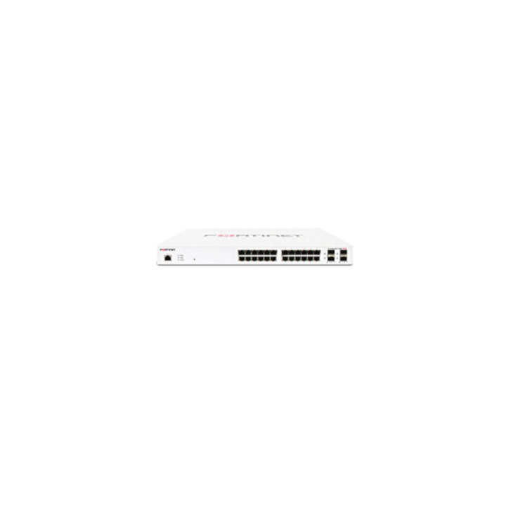Fortinet FS-124E-POE switch Gestionado L2 Gigabit Ethernet (10/100/1000) Energía sobre Ethernet (PoE) 1U Blanco
