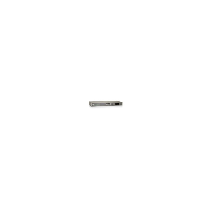 SWITCH LEVEL ONE 24 PUERTOS 10/100 NEGRO FSW-2450