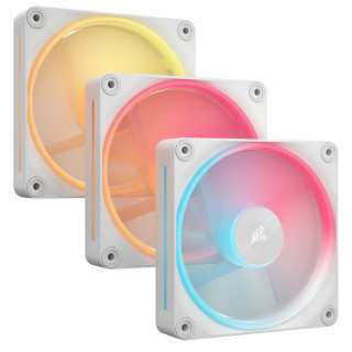 Corsair iCUE LINK LX120-R RGB Carcasa del ordenador Ventilador 12 cm Blanco 3 pieza(s)