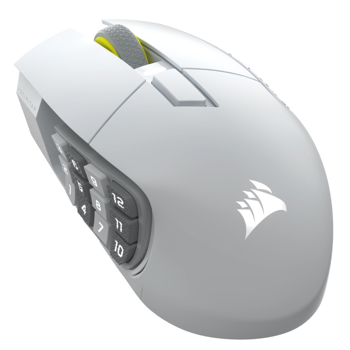 Corsair SCIMITAR ELITE WIRELESS SE ratón Juego mano derecha RF Wireless + Bluetooth Óptico 33000 DPI