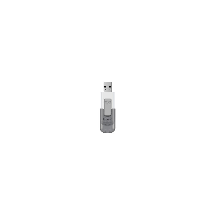 Lexar JumpDrive V100 unidad flash USB 128 GB USB tipo A 3.2 Gen 1 (3.1 Gen 1) Gris, Blanco