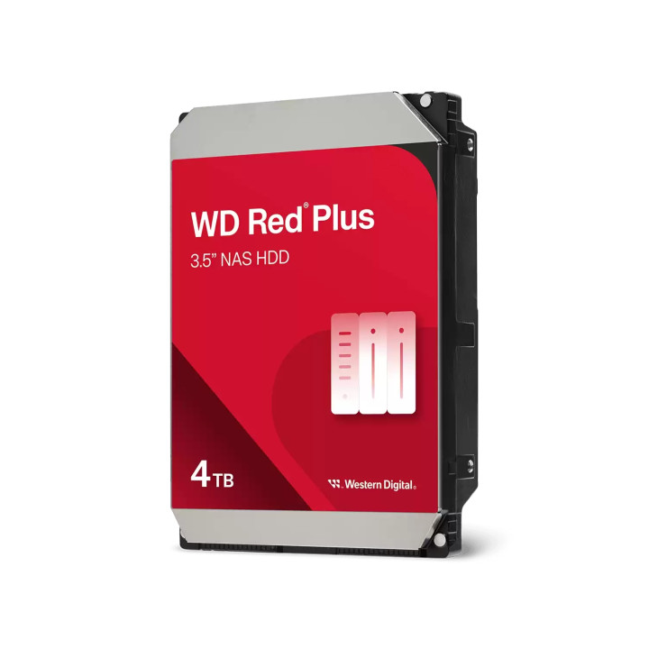 Western Digital Red Plus WD40EFZZ disco duro interno 4 TB 5400 RPM 128 MB 3.5" Serial ATA III