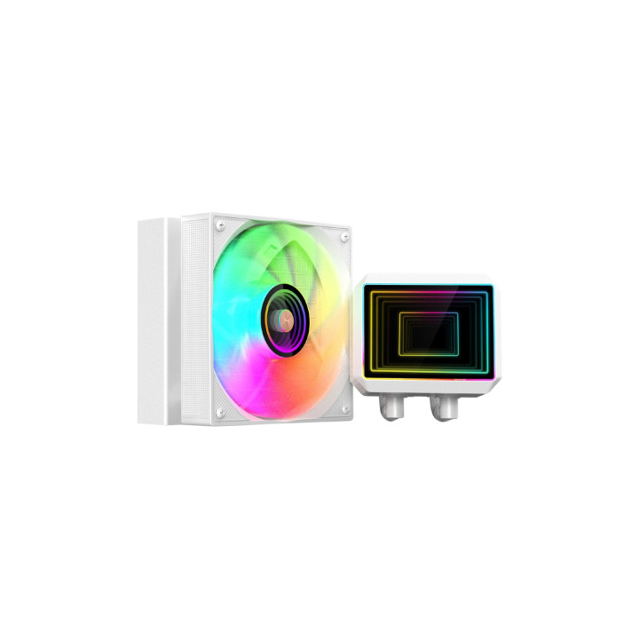 Mars Gaming ML-TWO120W Procesador Kit de refrigeración líquida 12 cm Blanco 1 pieza(s)
