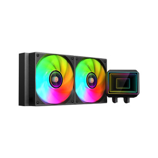 Mars Gaming ML-TWO240 Procesador Kit de refrigeración líquida 12 cm Negro 1 pieza(s)