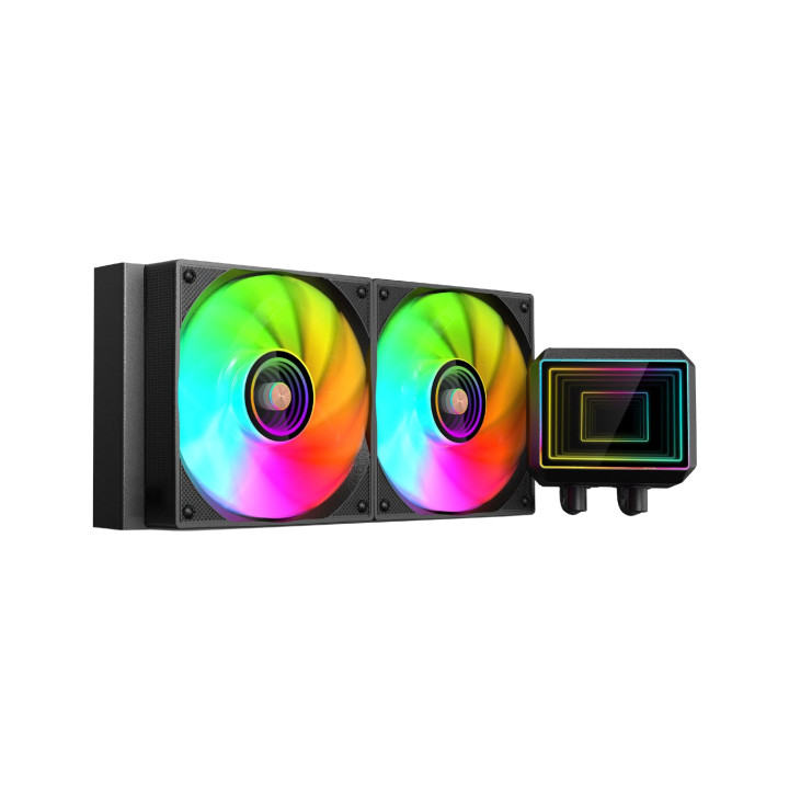 Mars Gaming ML-TWO240 Procesador Kit de refrigeración líquida 12 cm Negro 1 pieza(s)