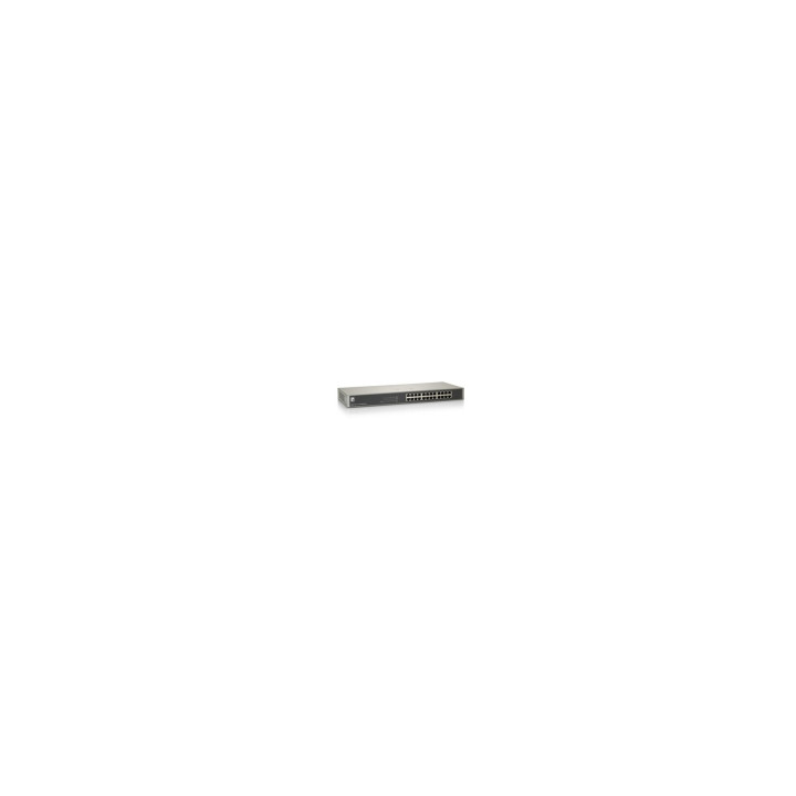 SWITCH LEVEL ONE 24 PUERTOS 10/100/1000 NEGRO GSW-2457