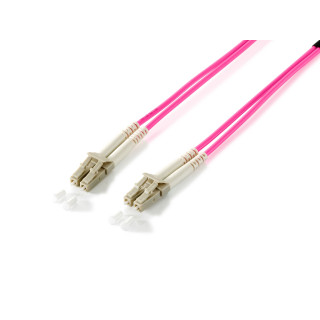 Equip 255516 Cable de fibra óptica e InfiniBand 10 m LC Beige, Violeta