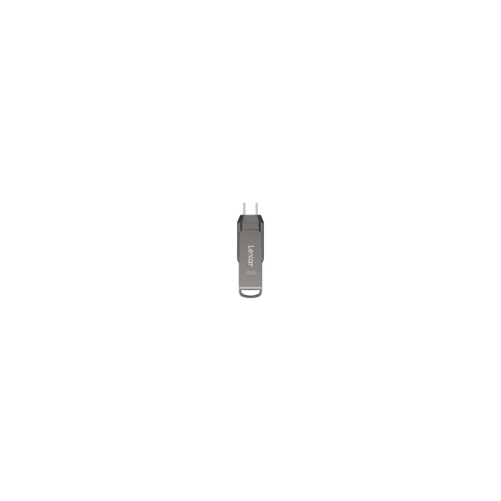 Lexar JumpDrive LJDD400128G-BNQNG unidad flash USB 128 GB USB Tipo C 3.2 Gen 1 (3.1 Gen 1) Gris