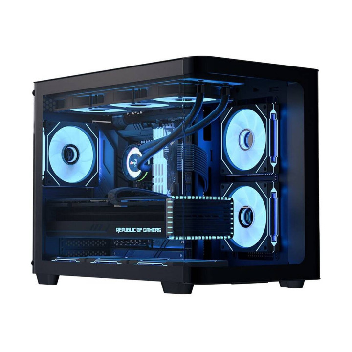 Aerocool P300C ARGB Cristal templado negro