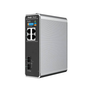Ruijie Networks RG-NIS2100 Gestionado L2 Gigabit Ethernet (10/100/1000) Energía sobre Ethernet (PoE) Negro, Acero...