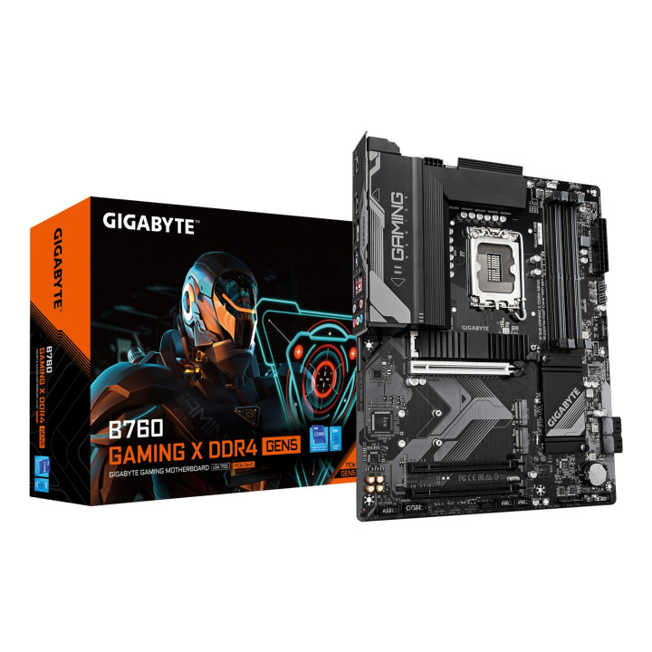 GIGABYTE B760 GAMING X DDR4 GEN5 Placa Base – Compatible con procesadores Intel Core 14ᵃ generación, VRM de 8+1+1...