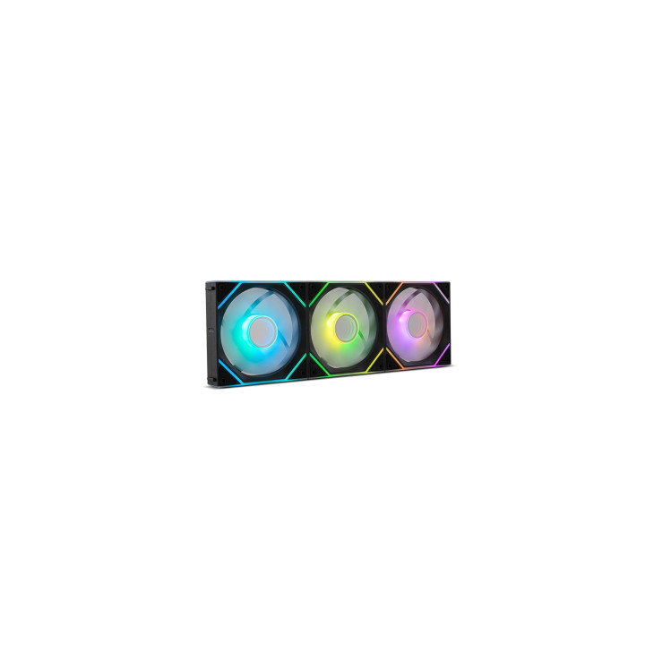 NOX Hummer Pro Link Carcasa del ordenador Refrigerador de aire 12 cm Negro 3 pieza(s)