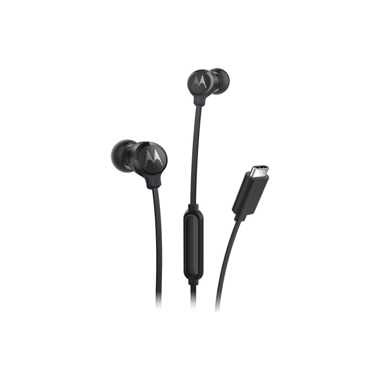 Motorola EARBUDS3CS auricular y casco Auriculares Alámbrico Dentro de oído Llamadas/Música USB Tipo C Negro