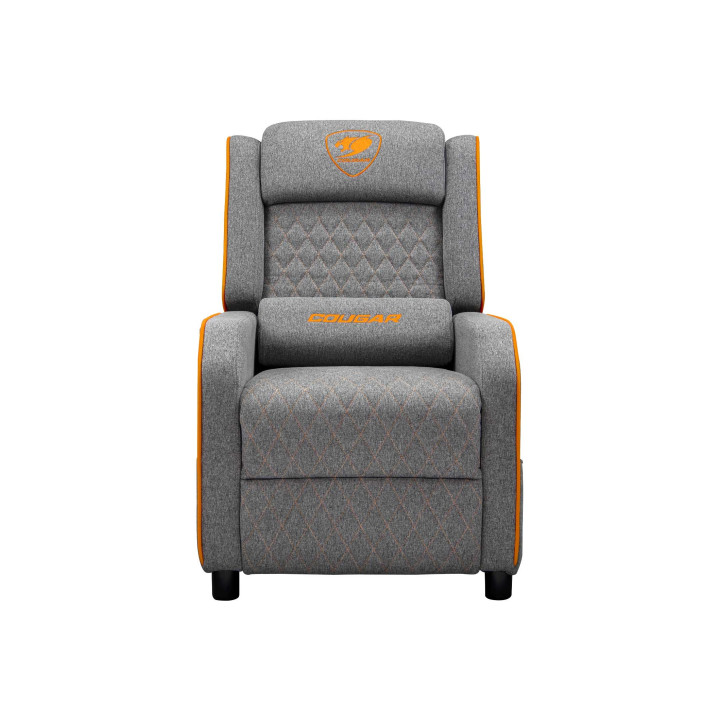 COUGAR Ranger One Butaca para jugar Asiento acolchado tapizado Gris, Naranja