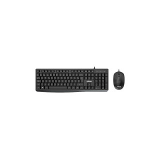 Nilox NXKME0012 teclado Ratón incluido Universal USB QWERTY Español Negro