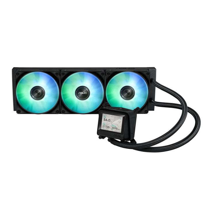 ASUS MAX GAMING LC 360 ARGB LCD Procesador Sistema de refrigeración líquida todo en uno 12 cm Negro