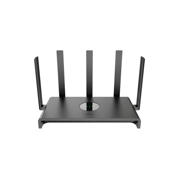 Ruijie Networks RG-EW3000GX PRO router inalámbrico Gigabit Ethernet Doble banda (2,4 GHz / 5 GHz) Negro