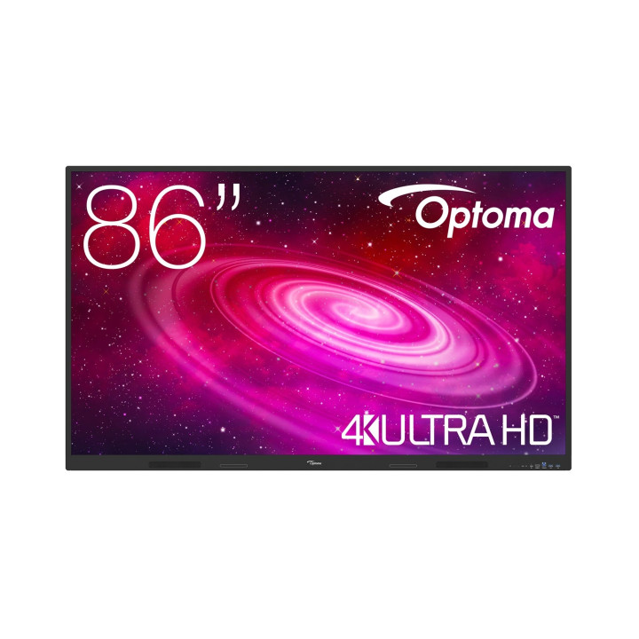 Optoma 1861RK pizarra blanca interactiva 2,18 m (86") 3840 x 2160 Pixeles Pantalla táctil Negro HDMI