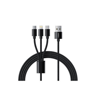 Veger VG-V303 Cable USB-A a USB-C Lightning y Micro-USB