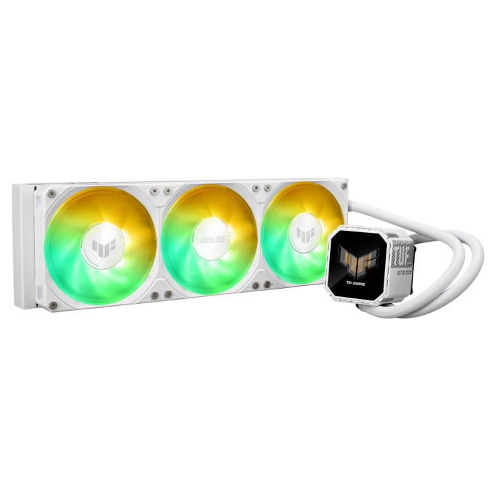 ASUS TUF Gaming LC III 360 ARGB LCD White Edition Procesador Sistema de refrigeración líquida todo en uno 12 cm Blanco