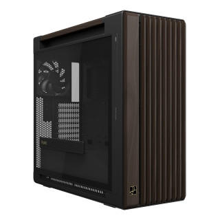 ASUS ProArt PA602 Wood Edition Modern Black - Tempered Glass Panel Midi Tower Negro, Madera