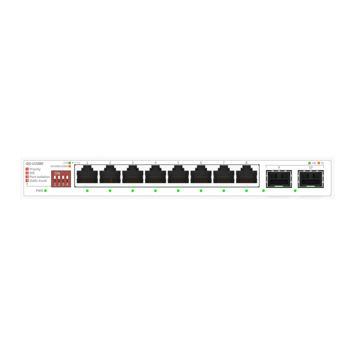 ASUS QG-U1080 No administrado 2.5G Ethernet (100/1000/2500) Blanco