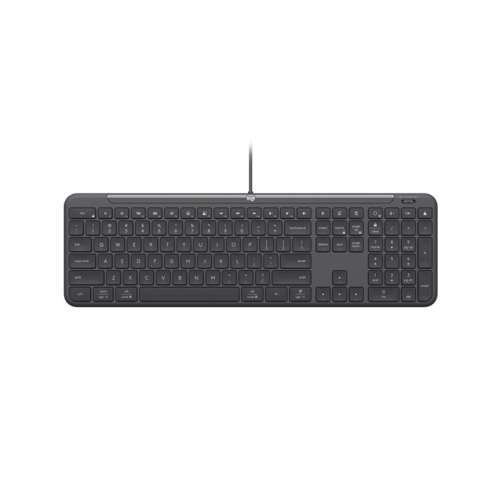 Logitech Signature Slim Wired K620 For Business teclado Universal USB QWERTZ Alemán Grafito