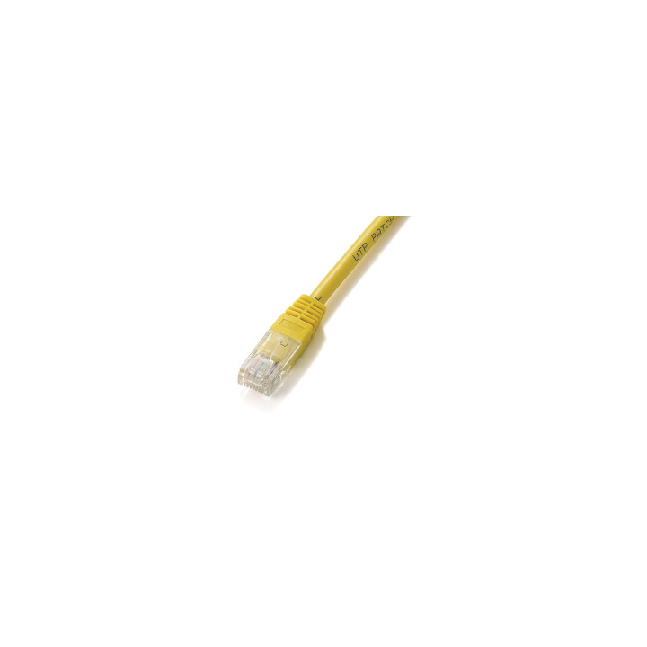 LATIGUILLO RJ45 UTP CAT-6 10MT EQUIP AMARILLO 625466