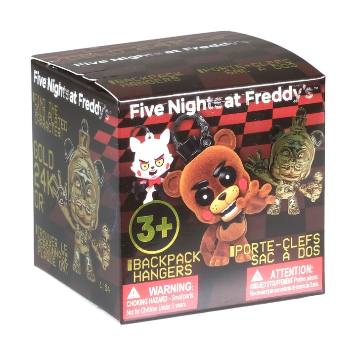 Llavero - Magicbox Five Nights at Feddy's Backpack Hangers S2, Colgadores de mochila, 5.5 cm de alto, Caja con figura...
