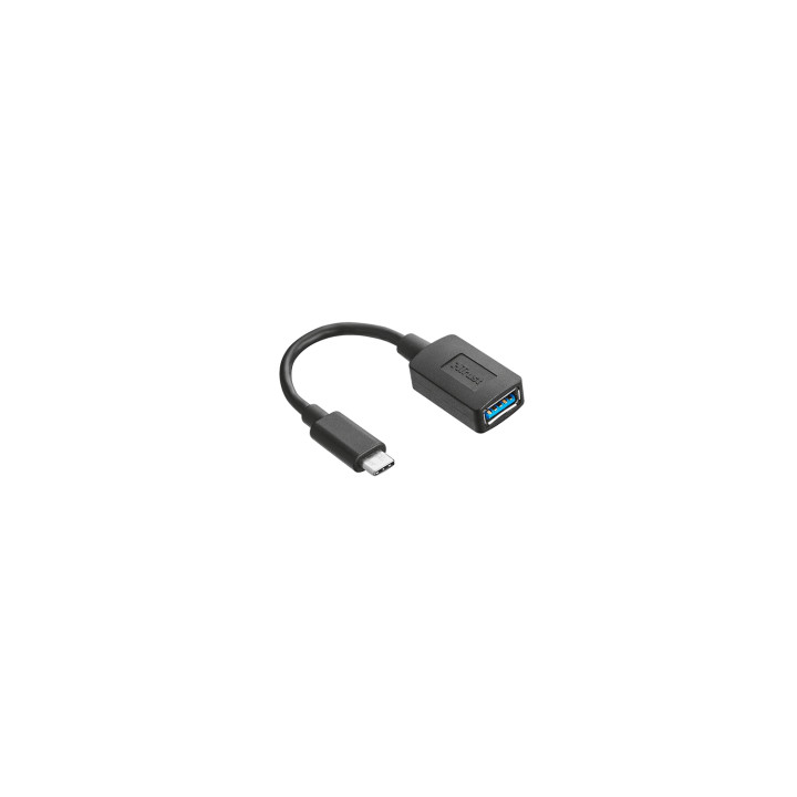 ADAPTADOR USB C M A USB A H TRUST NEGRO 20967