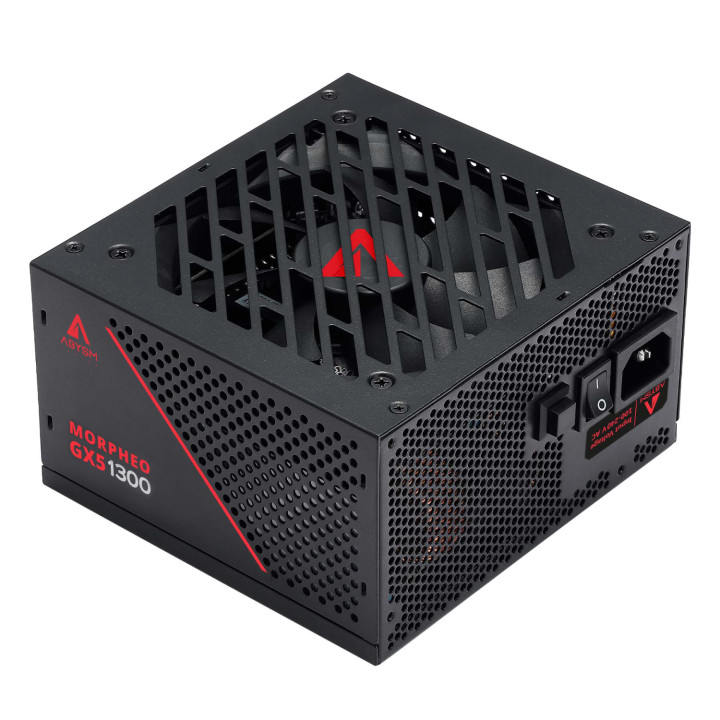 ABYSM Gaming Fuente de Alimentación MORPHEO GX5 ATX 3.1 1300W Black Cybenetics Platinum Full Modular