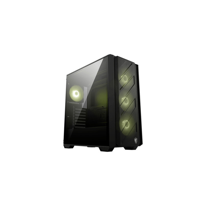 MSI MAG FORGE 330R AIRFLOW carcasa de ordenador Midi Tower Negro, Transparente