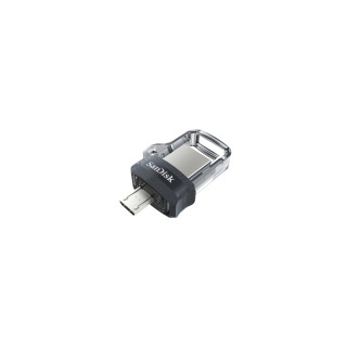 MEMORIA MICRO USB + USB 3.0 SANDISK ULTRA DUAL DRIVE M3.0 32GB GREY & SILVER SDDD3-032G-G46