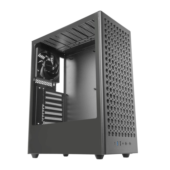 Mars Gaming MCT800 carcasa de ordenador Midi Tower Negro