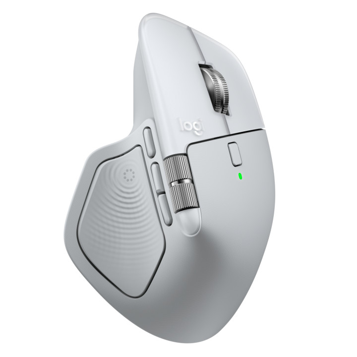 Logitech MX Master 4 for Mac, ratón Bluetooth ergonómico con respuesta háptica avanzada, desplazamiento ultrarrápido,...