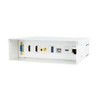 Nanocable Caja de conexiones multimedia de pared VGA + 2xHDMI + JACK3.5 + 1xUSB-C 10G + 1xUSB-B 2.0 + 1xUSB-A 3.0 +...