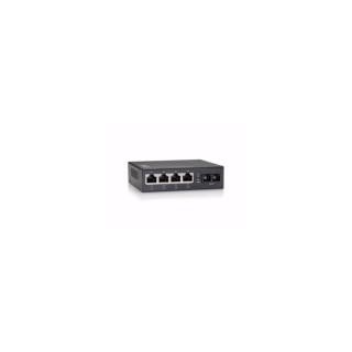 SWITCH LEVEL ONE 4P NEGRO FEU-0511