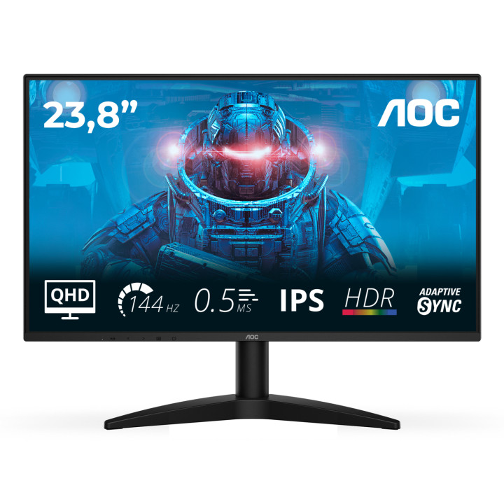 AOC B3 Q24B36X pantalla para PC 60,5 cm (23.8") 2560 x 1440 Pixeles Quad HD LED Negro