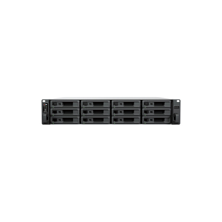 Synology RackStation RS2423RP+II NAS Bastidor (2U) AMD Ryzen V1780B 8 GB DDR4 0 TB DiskStation Manager Negro