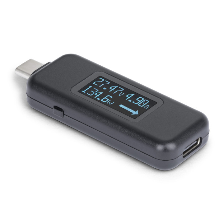 StarTech.com USBC-PWRTESTER comprobador de suministro de energía Negro
