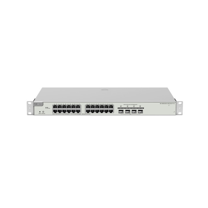 Ruijie Networks RG-NBS5200-24GT4XS-P-V2 switch Gestionado L3 Gigabit Ethernet (10/100/1000) Energía sobre Ethernet...
