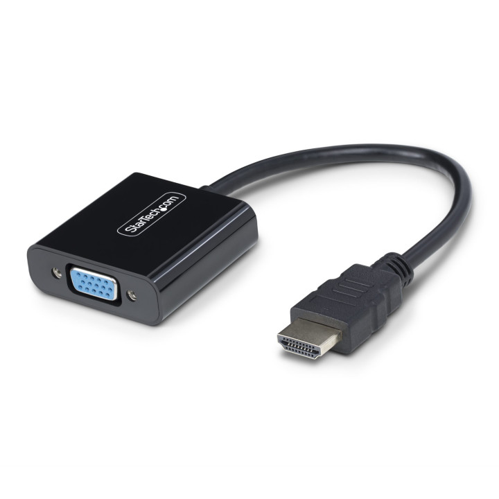 StarTech.com Adaptador HDMI a VGA - Conversor Activo HDMI a VGA - Conversor Activo de Vídeo para Ordenador de Sobremesa