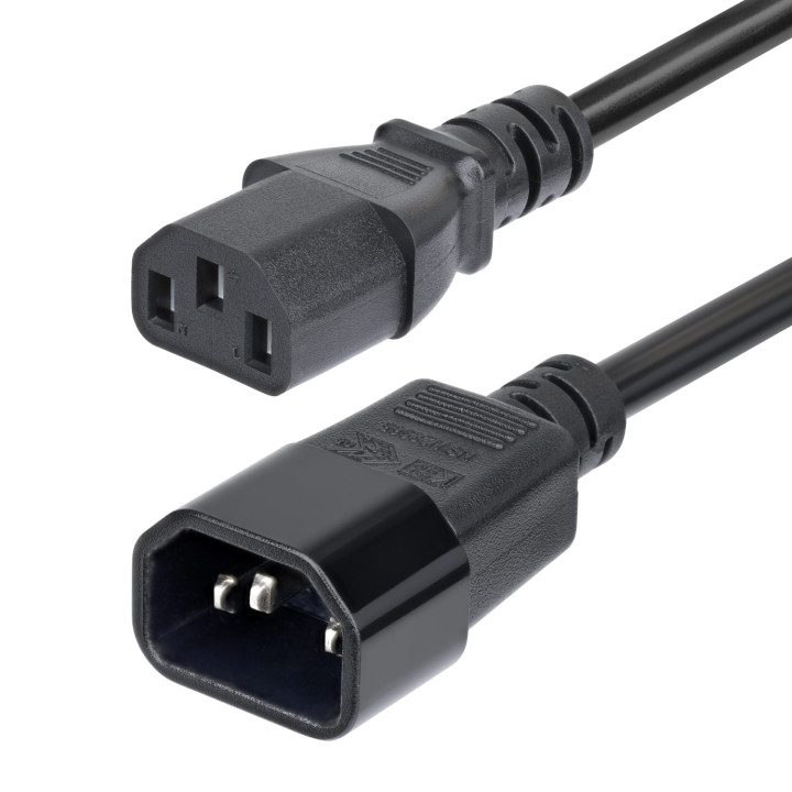 StarTech.com Cable de Extensión de Alimentación C14 a C13 4,5m - Cable de Alimentación C14 a C13 para PDU - Cable...