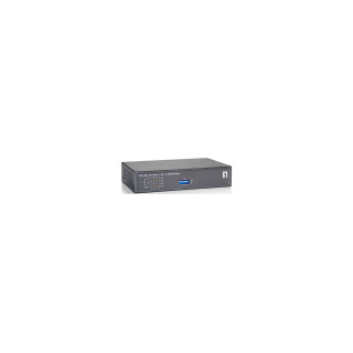 SWITCH LEVEL ONE 10/100 1P 10 /100/1000 POE 8 PUERTOS 115W + 1P SFP GIGABIT FGP-1000