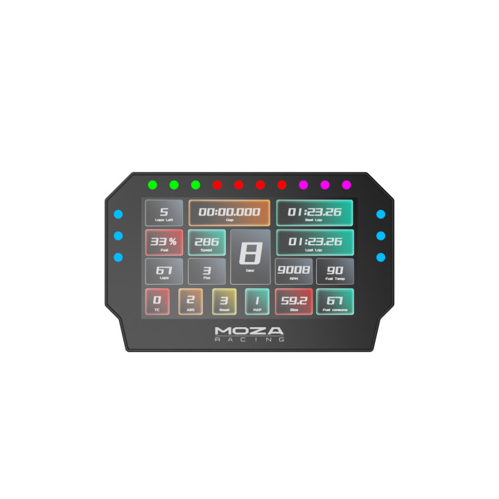 Moza Racing RS072 mando y volante Negro Digital PC