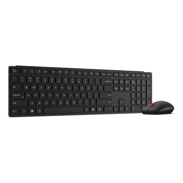 Lenovo 4X31S04841 teclado Ratón incluido Hogar / Oficina RF Wireless + Bluetooth Español Negro